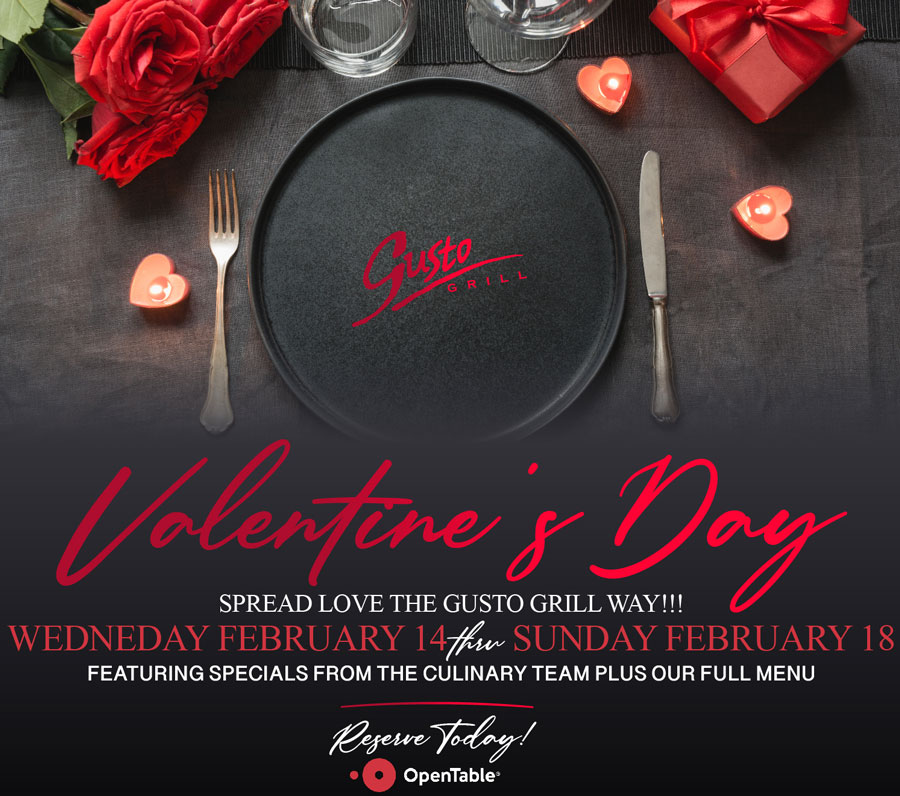 valentines day at gustos